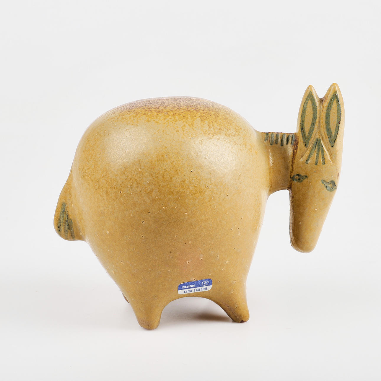 LISA LARSON. Figurilla, gres, burro, Gustavsberg.