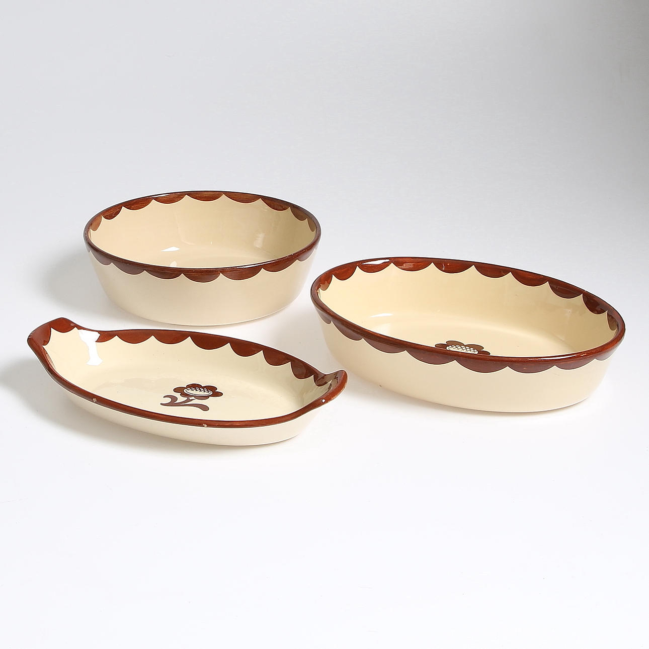 SKÅLAR, 3 st, porslin, PYRO, Gustavsberg.