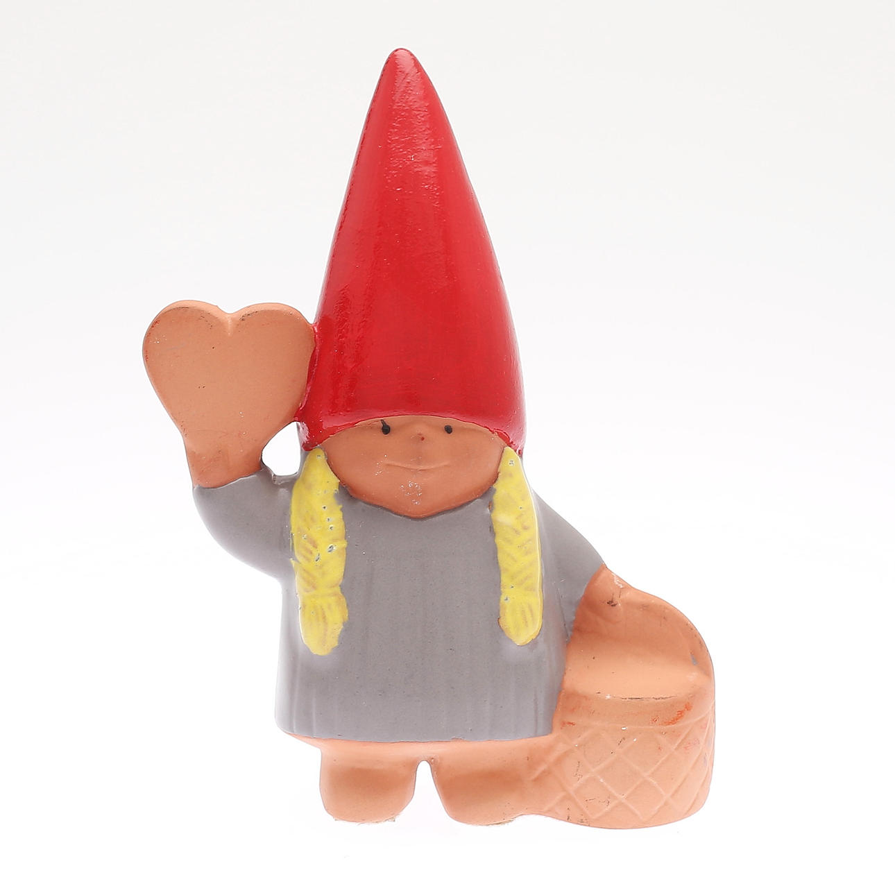 LISA LARSON. Julemand/lysestage, keramik.