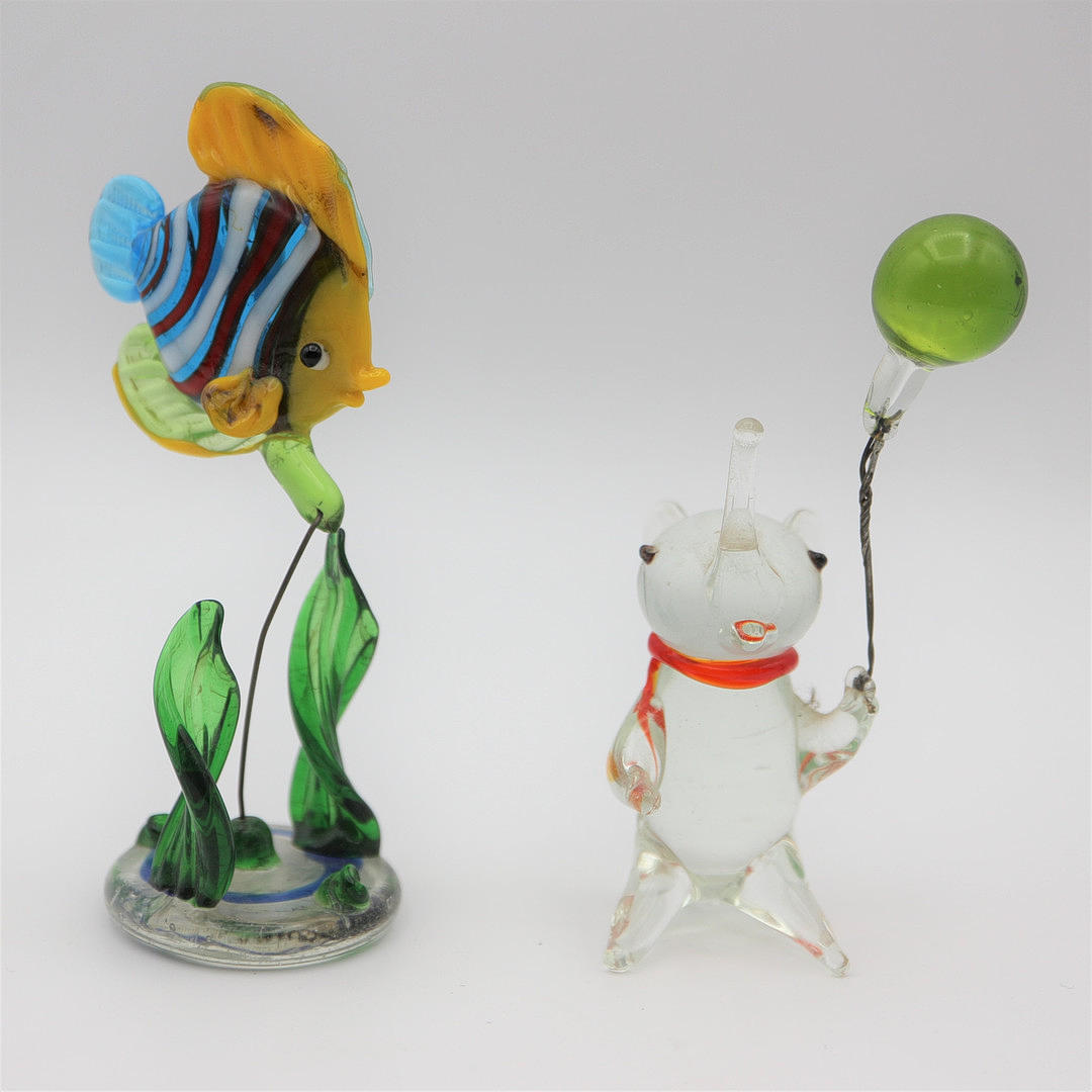 MURANO GLAS FIGUREN VINTAGE.