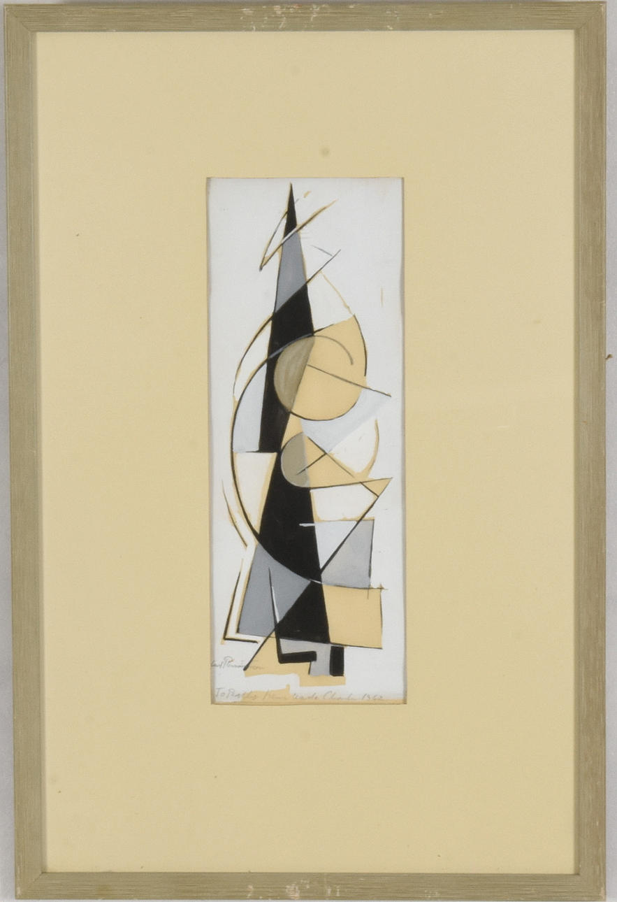 CARL RUNNSTRÖM. Gouache.