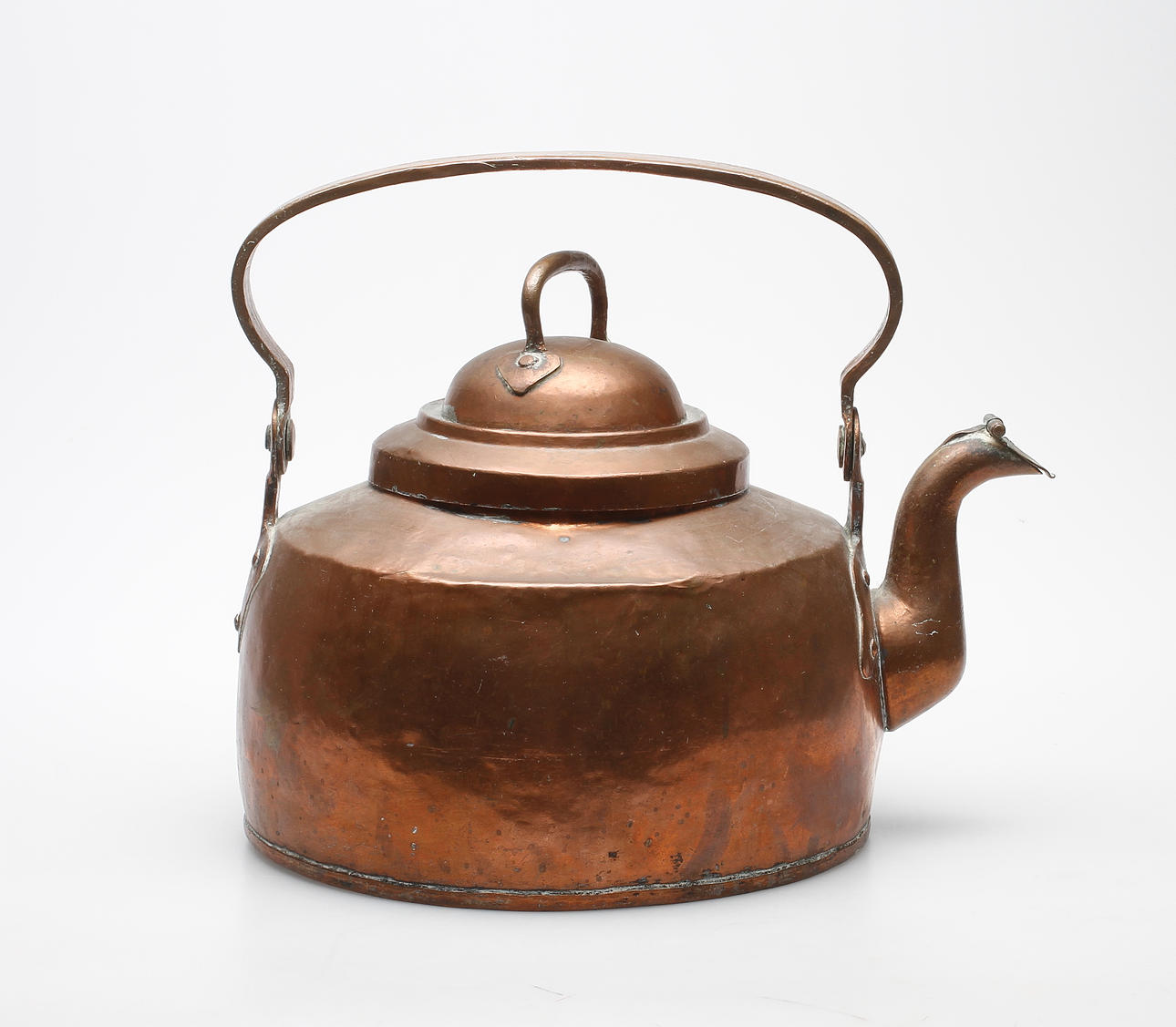 KAFFEKANNA, koppar, 1700/1800-tal.