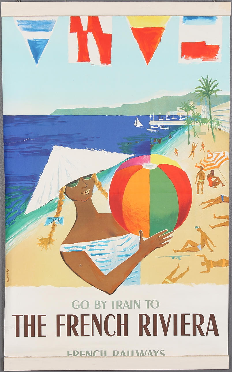 REKLAMAFFISCH, Franska järnvägen, 1960-tal.