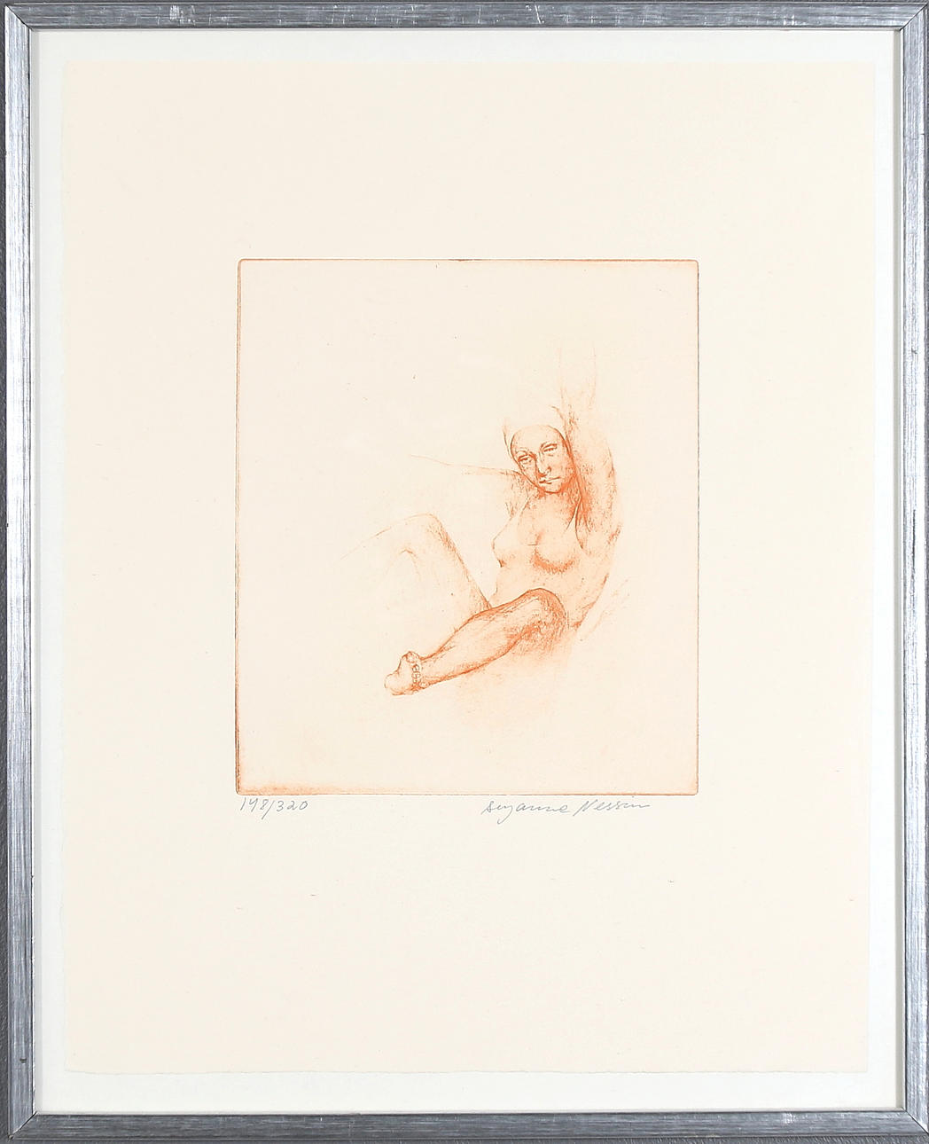 SUZANNE NESSIM. Etsning, signerad och numrerad 148/320.
