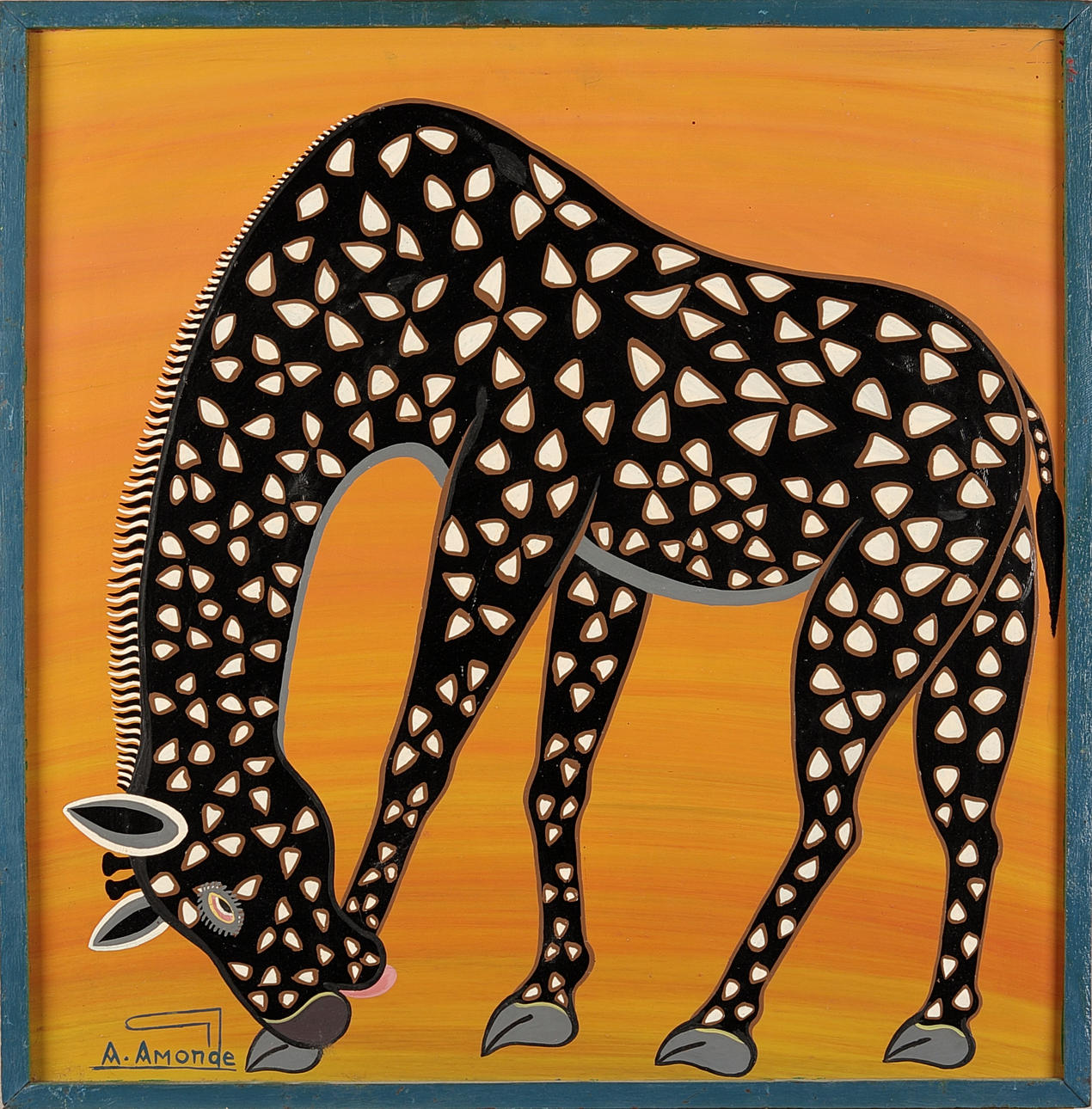 ALOIS AMONDE. Tinga Tinga maleri.