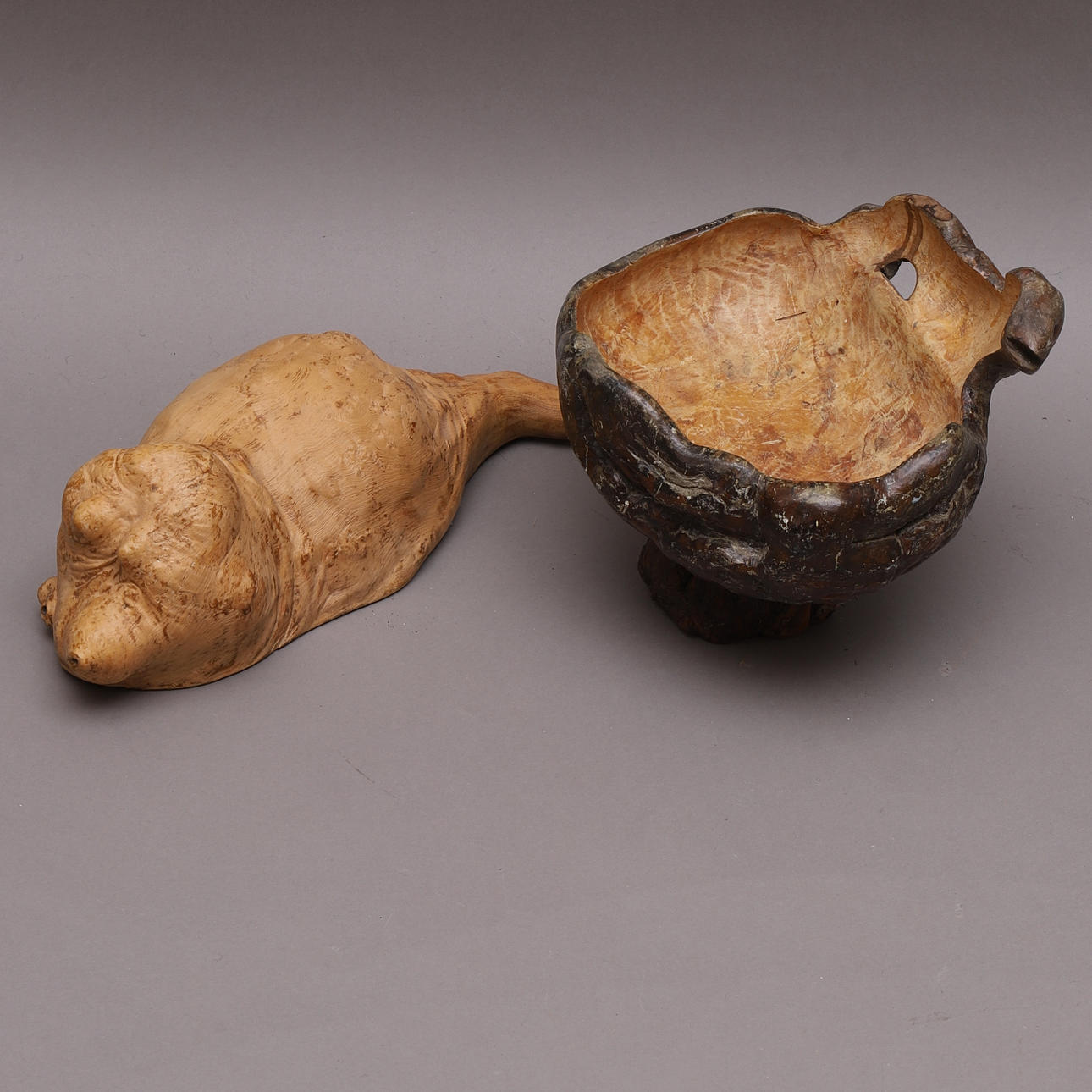 VRILAR, 2 stk, skål & figur skjul.