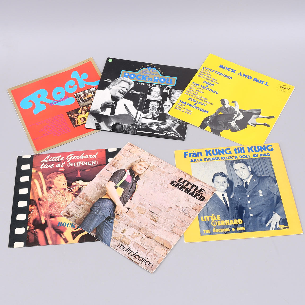 LITTLE GERHARD, LP-skivor, 6 st.