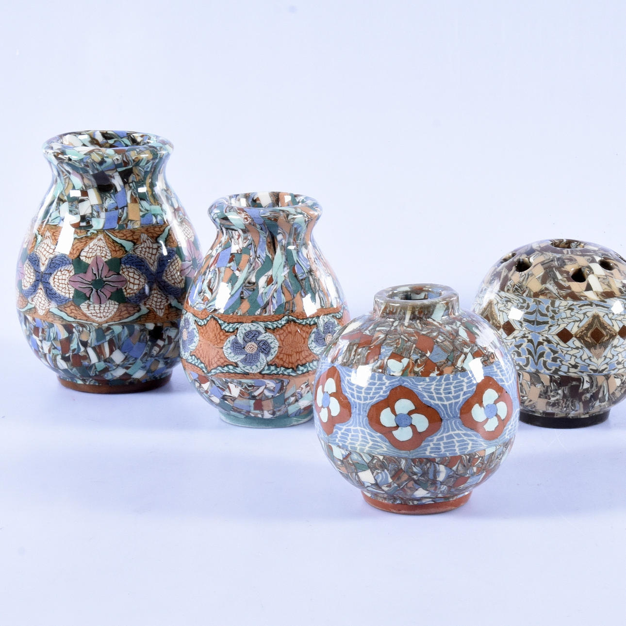 VASER, 5 st, keramik, Vallauris, Gerbino.