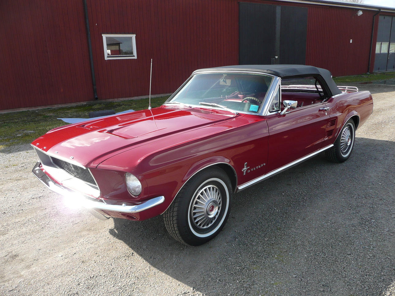 Ford Mustang, cabriolet, 1967 årsmodell.