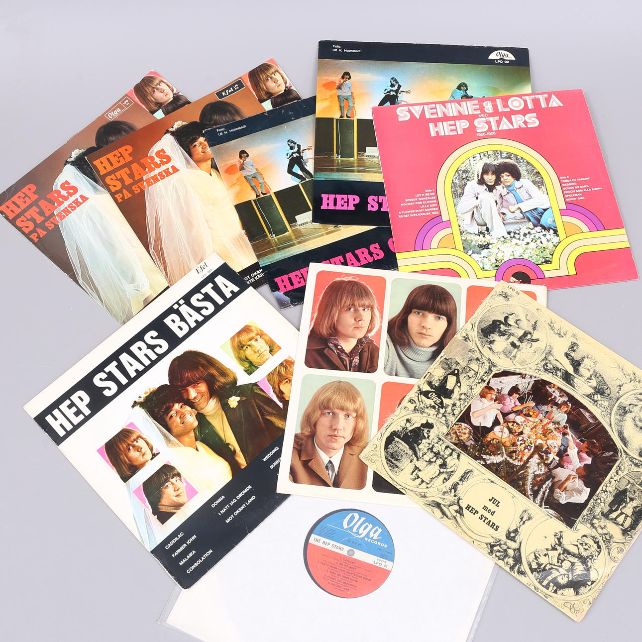 HEP STARS, LPs, 9 Stk.