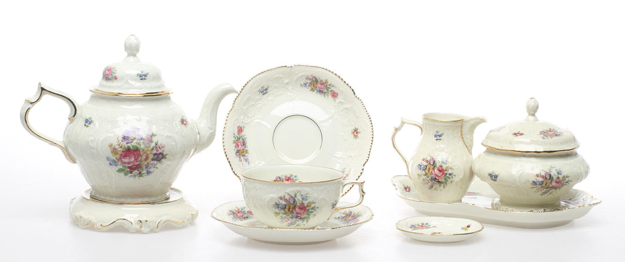 TESERVIS, 26 delar, porslin, "Sanssouci" Rosentahl.