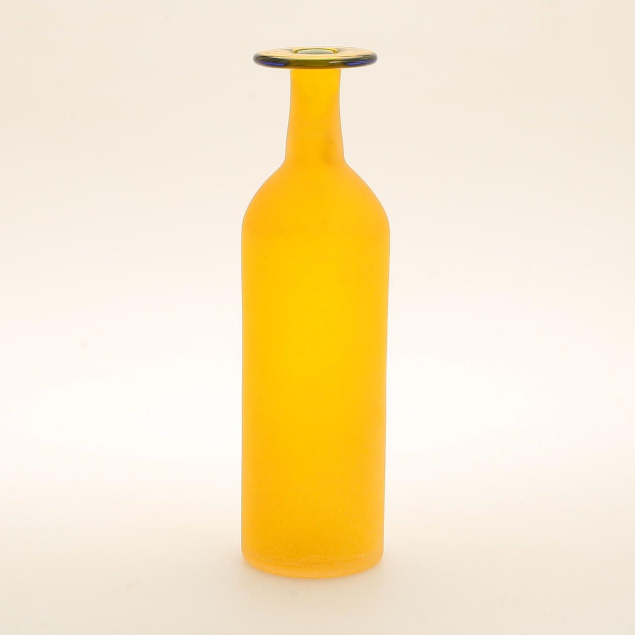 VASE, glass, signed Franco Moretti, Murano.