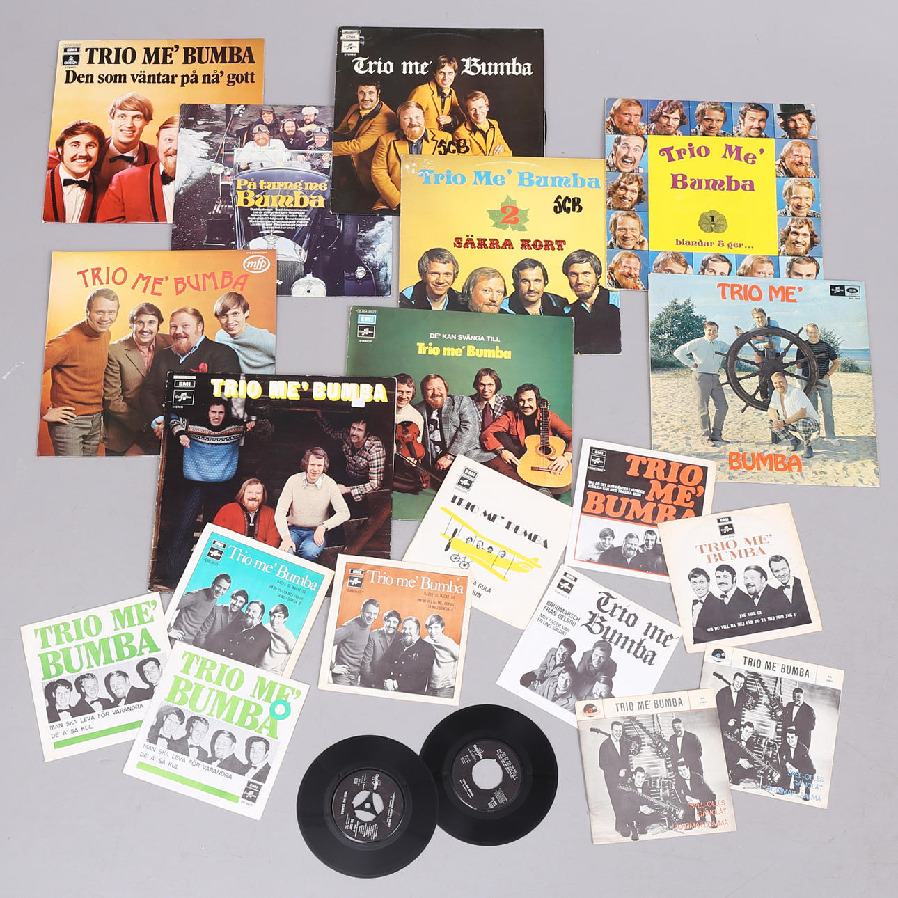 TRIO MÉ BUMBA, LP/singlar, 21 st.