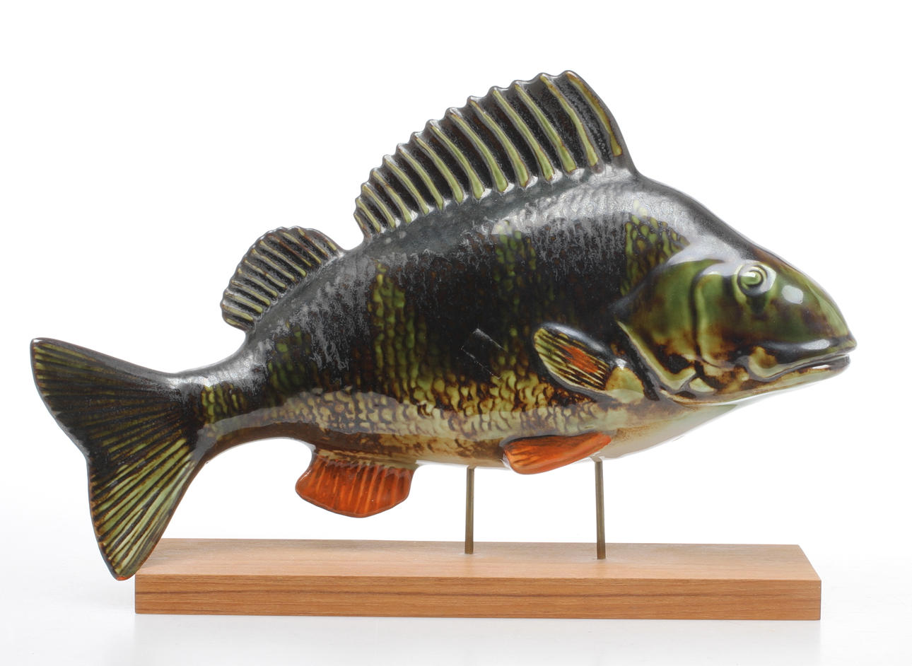 FIGURIN, Abborre, porslin, Sven Wejsfelt, Gustavsberg.