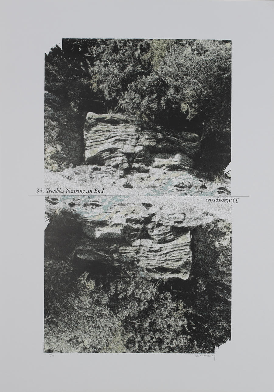 BENGT BÖCKMAN. Landskap. Färgserigrafi. Signerad. 62/199.