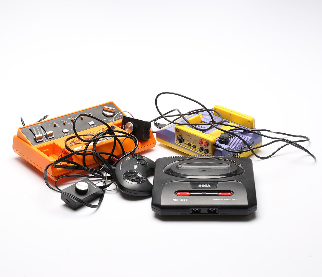 GAME CONSOLE, 3 pcs, including Sega.
