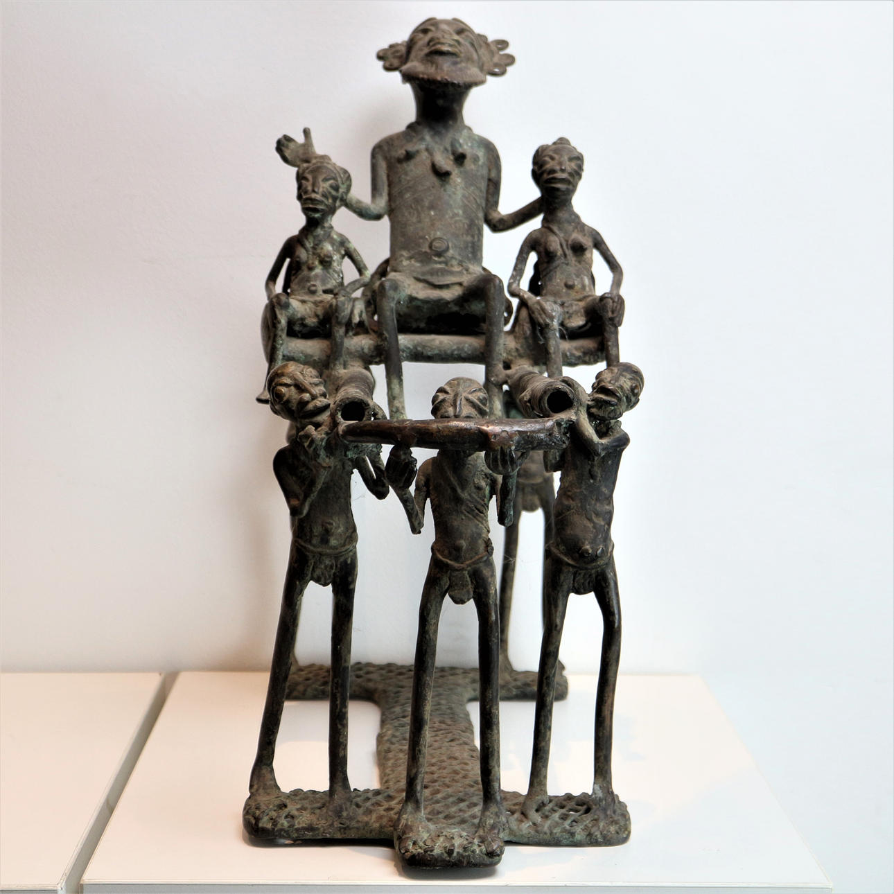 ESCULTURA BENÍN BRONCE.