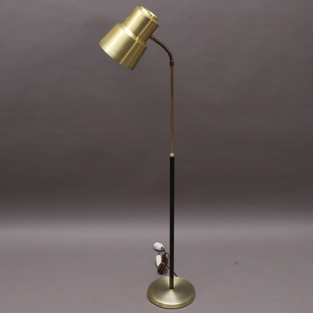 FLOOR LAMP, brass, EWÅ Värnamo.