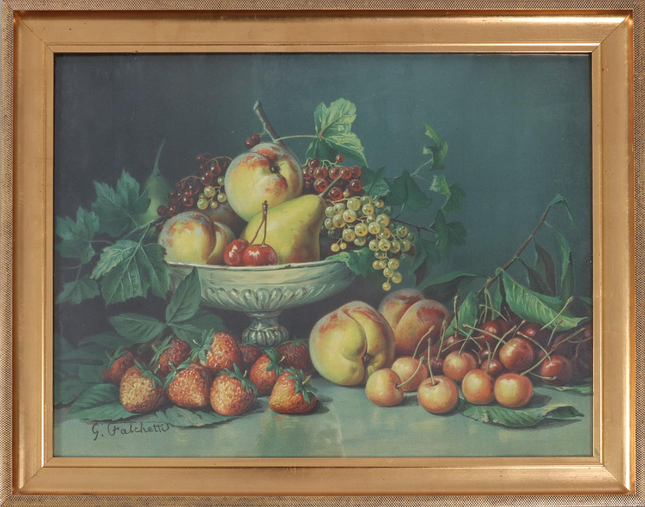 OBSTSTILLLEBEN, 1 Abzug nach G. Falchetti.