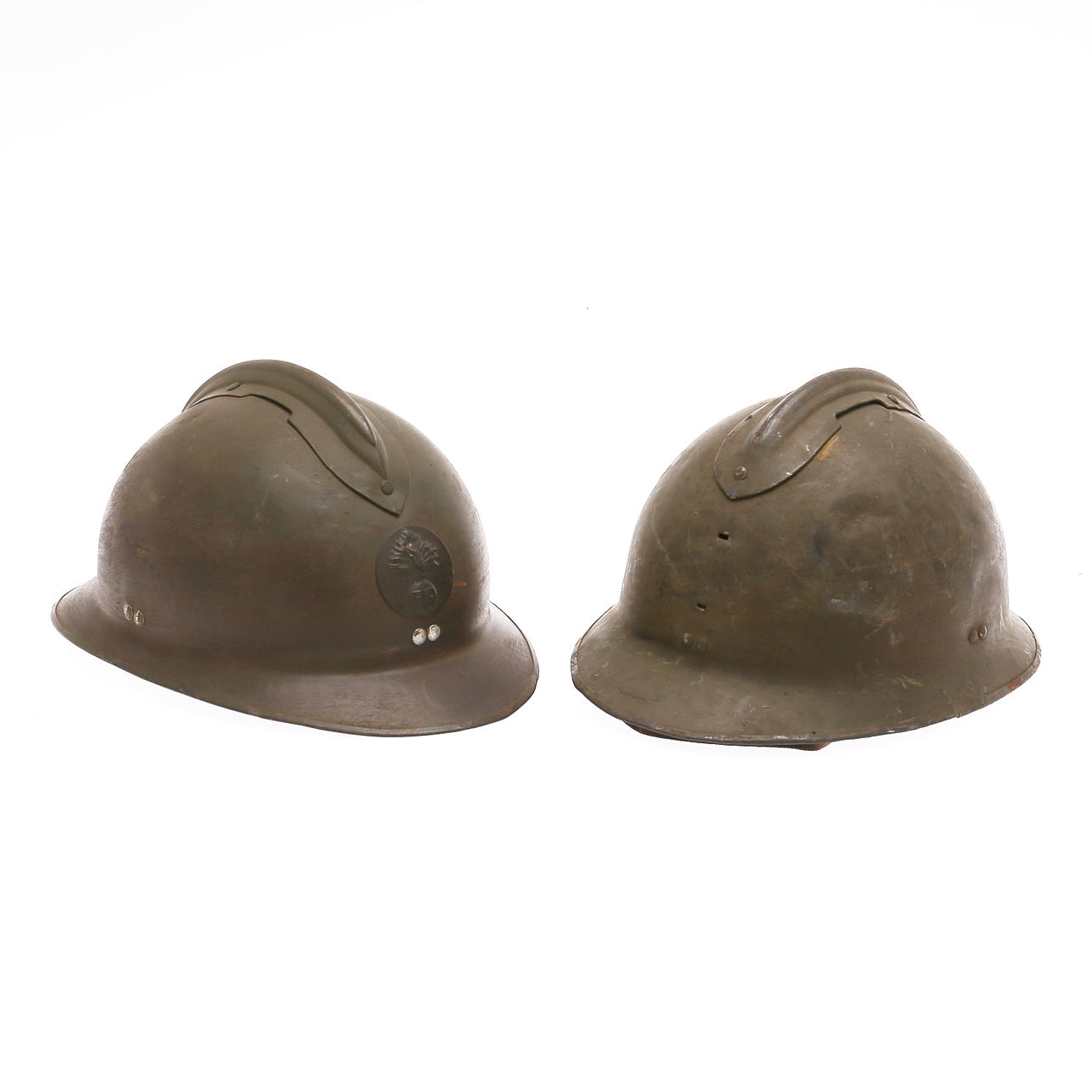 HELME, 2 Stück, Frankreich, 2. Weltkrieg.