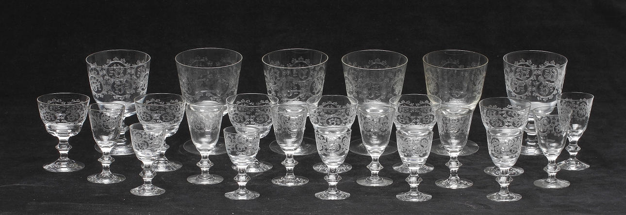 GLASSERVIS, 24 delar, "Elon", Kosta.