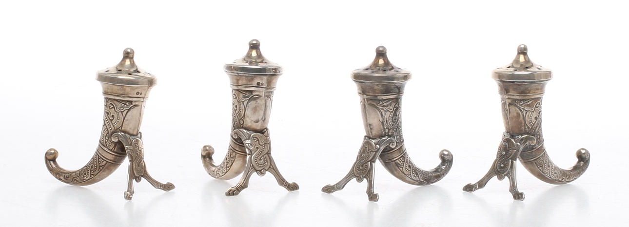 SALT/PEPPARKAR 2 par, silver, Magnus Aase, Bergen, Norge.