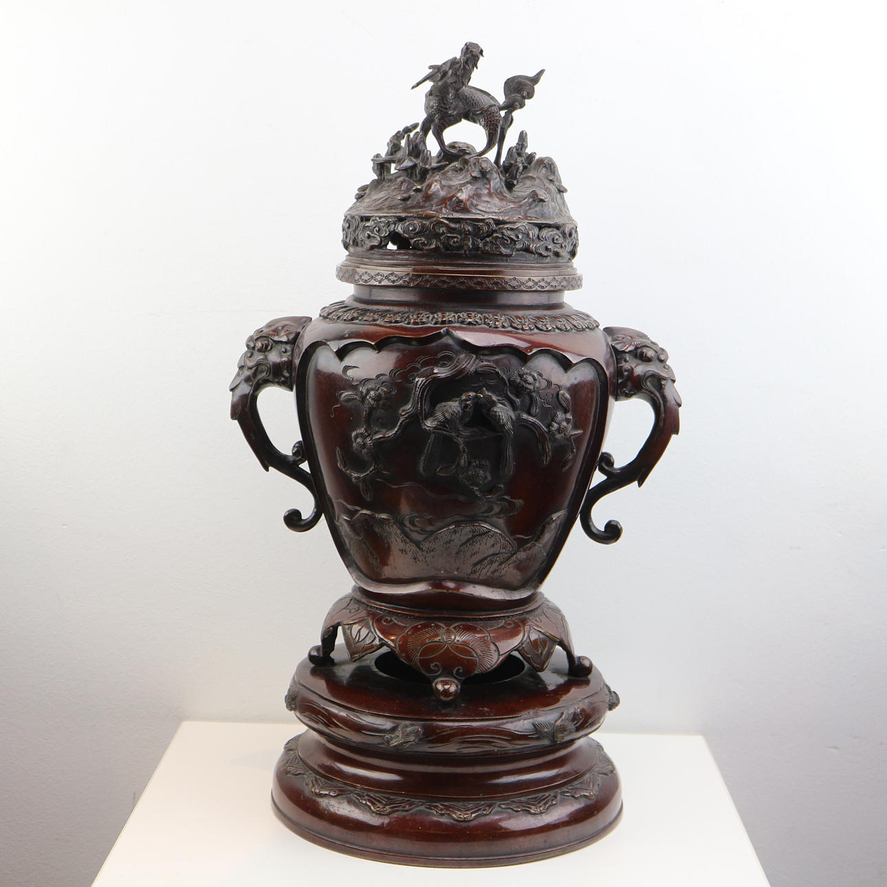 JAPAN BRONZE KORO MEIJI ERA.