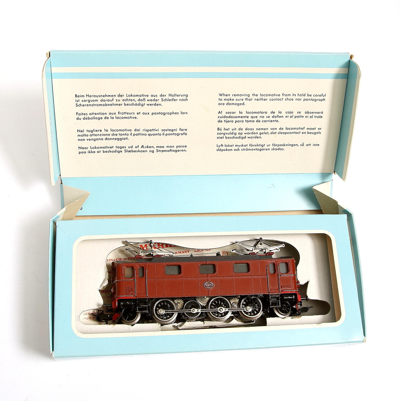 MODELLTÅG, Märklin, lok 3030 i originalkartong.