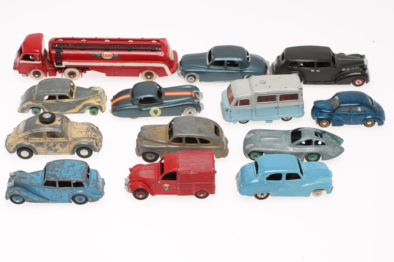 DINKY TOYS och TEKNO 13 stycken.