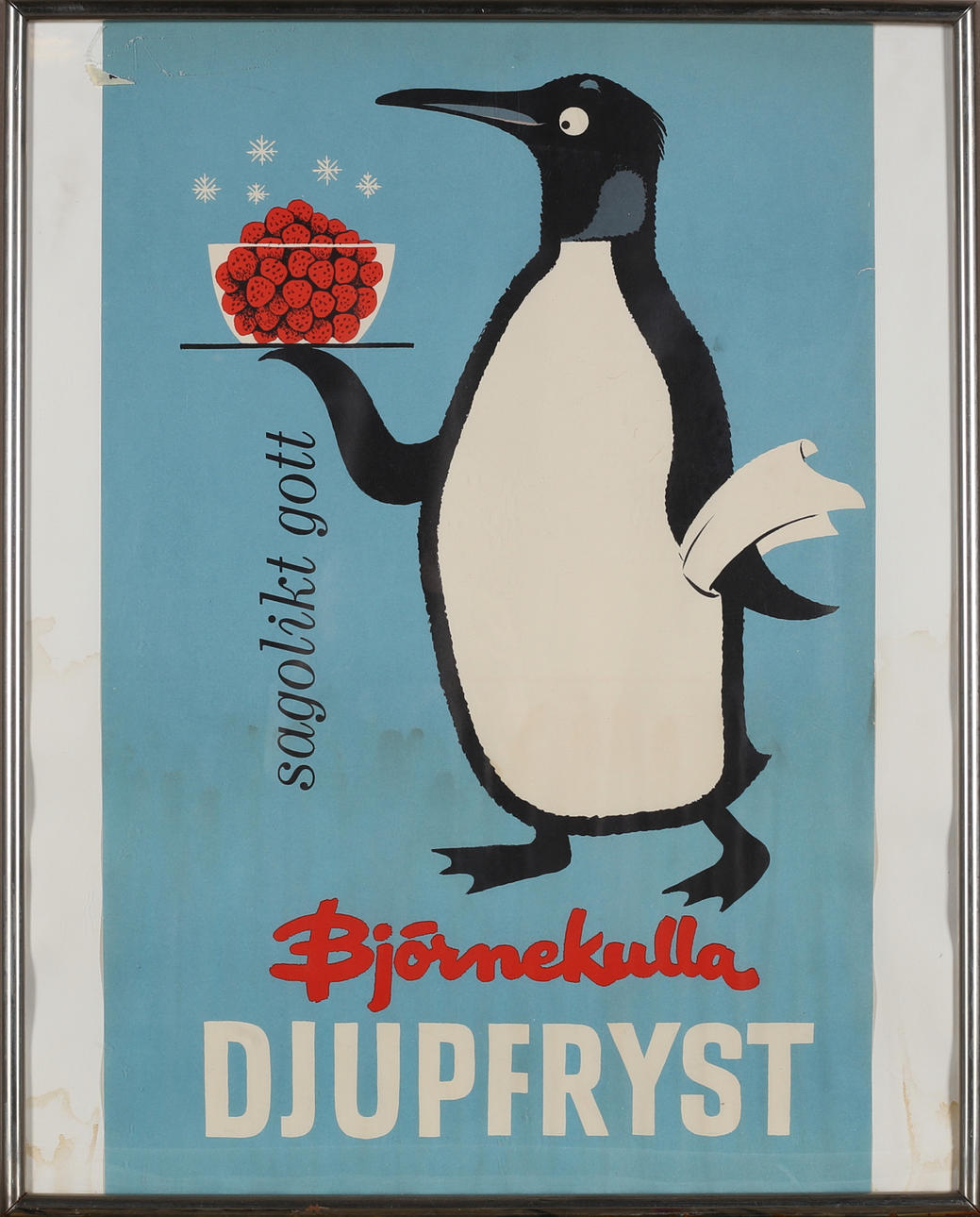 ADVERTISING POSTERS, 5 pcs, 1960s/70s.