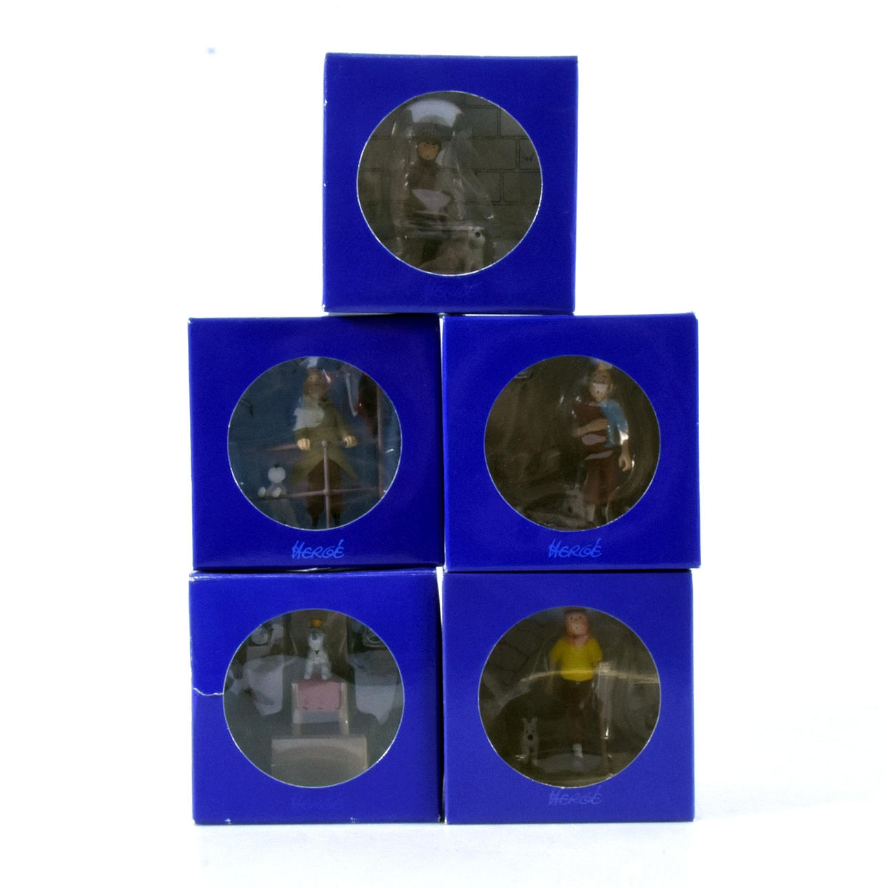 SAMLARFIGURER, Tintin, 5-förpackningar.