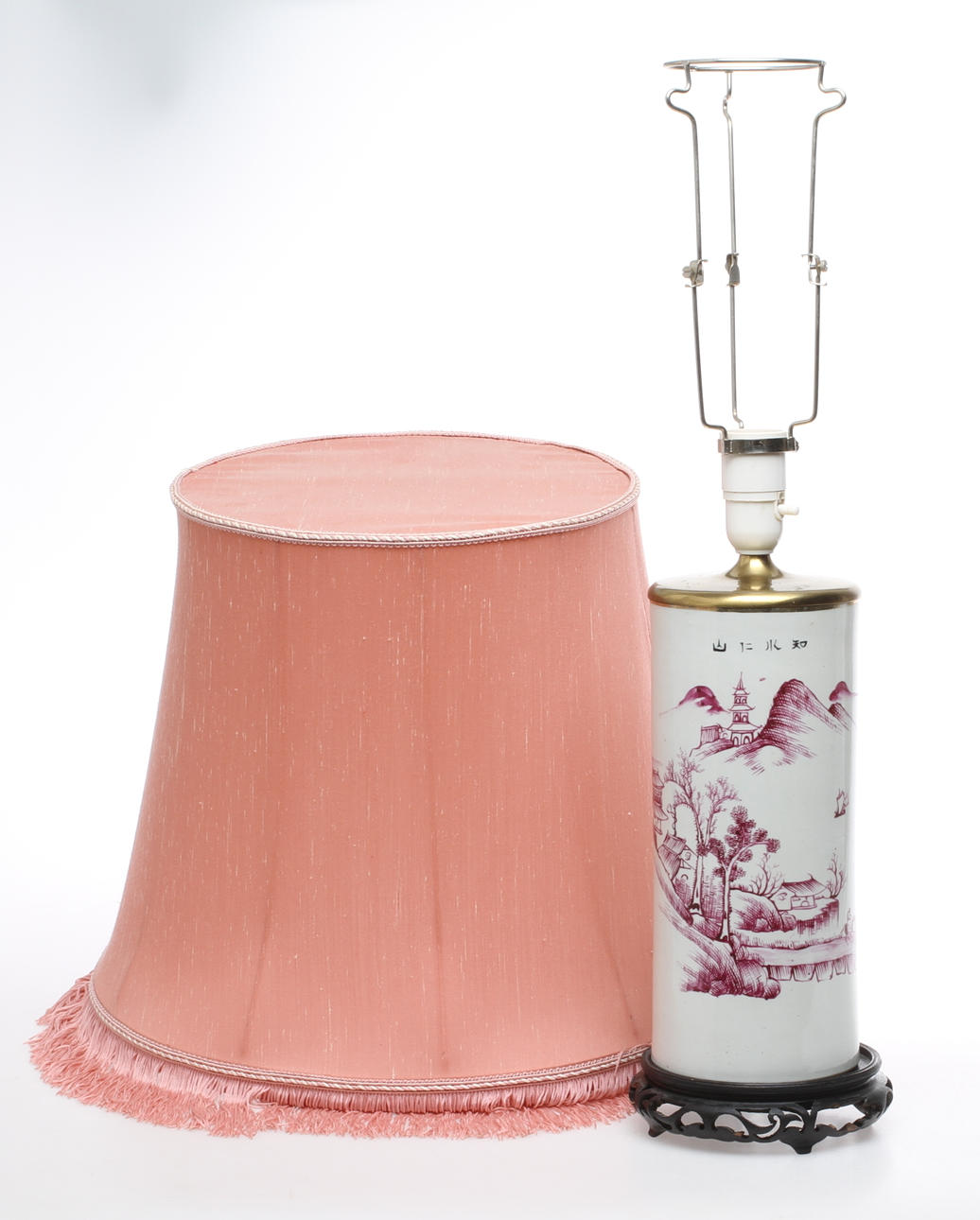 BORDSLAMPA, porslin, Kina.