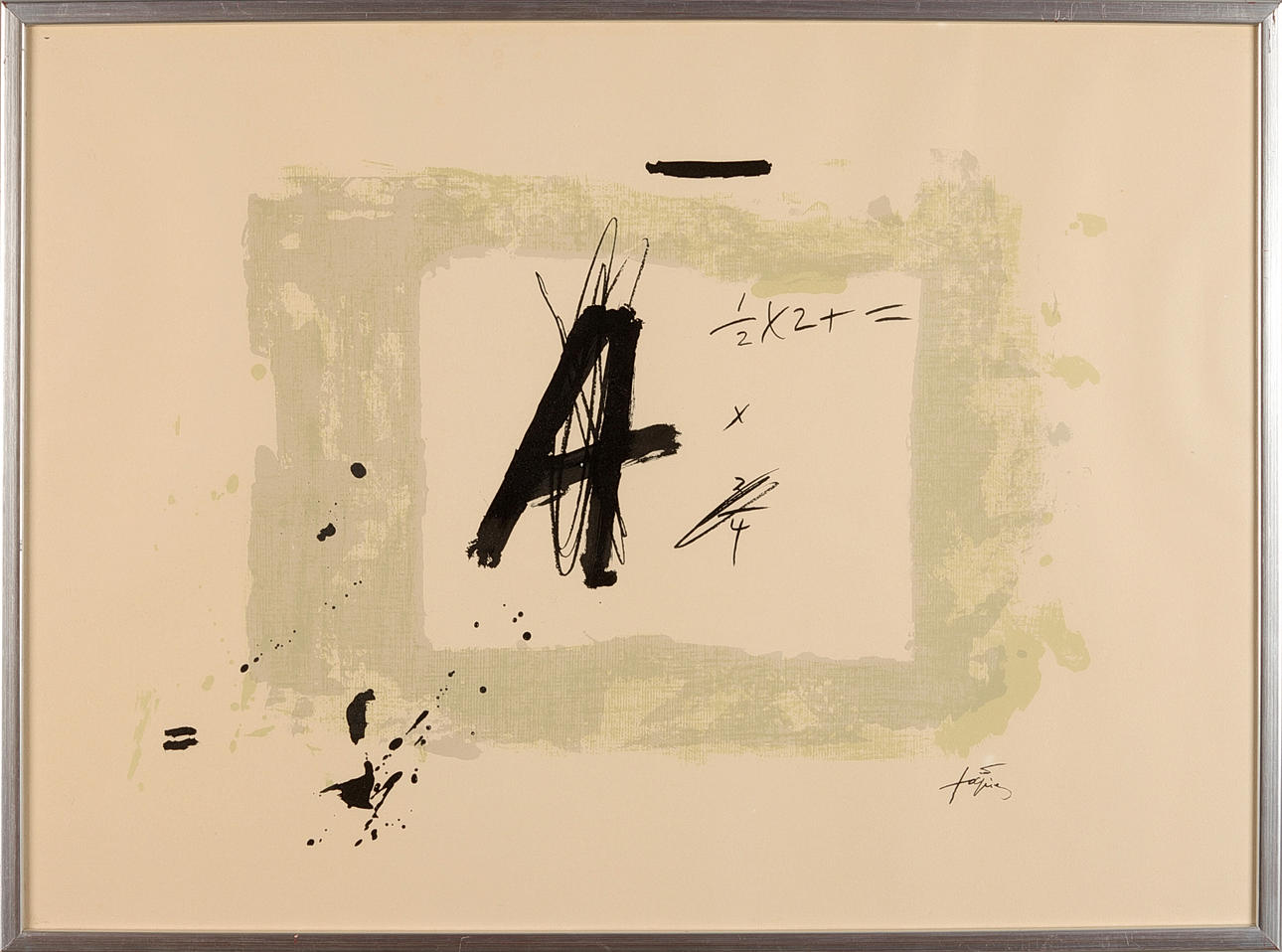 ANTONI TAPIES (1923-2012). Komposition.