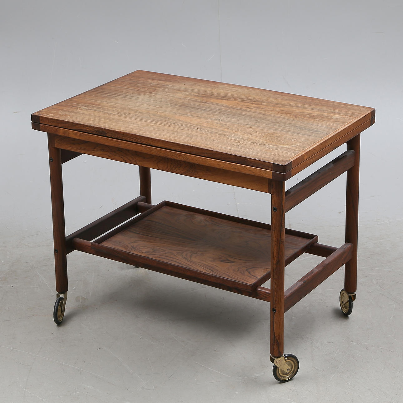 SERVING TABLE, with tray, wood, 1900s.