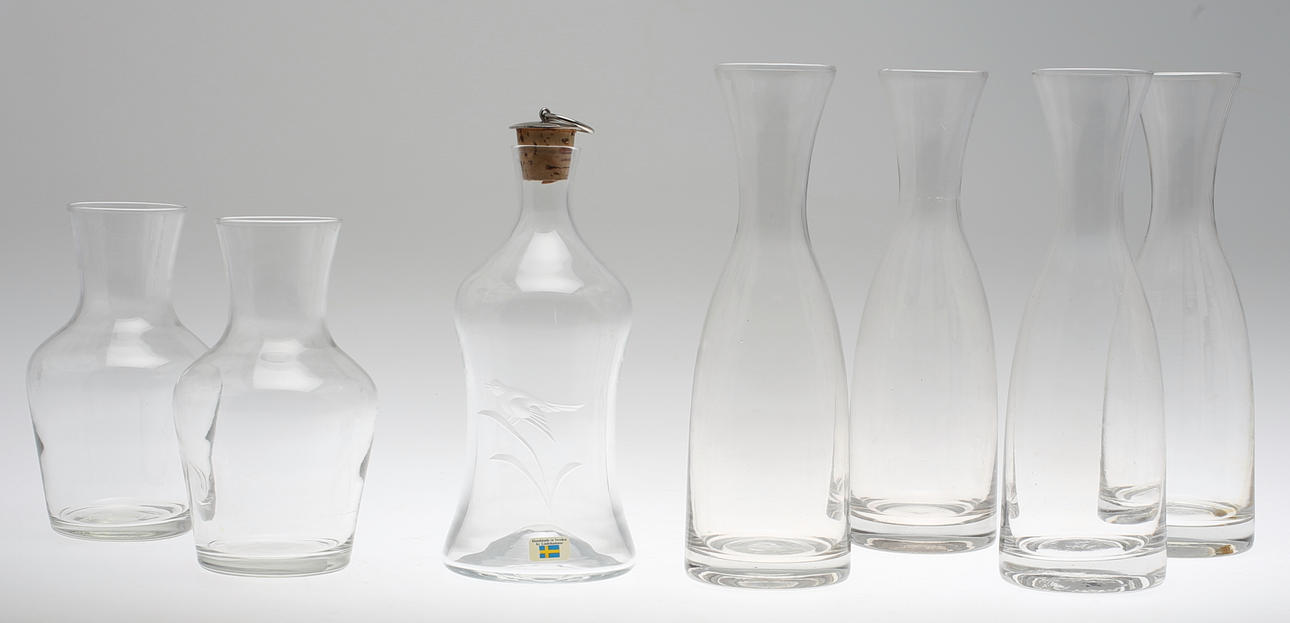 PARTI GLASKARAFFER 7 st.