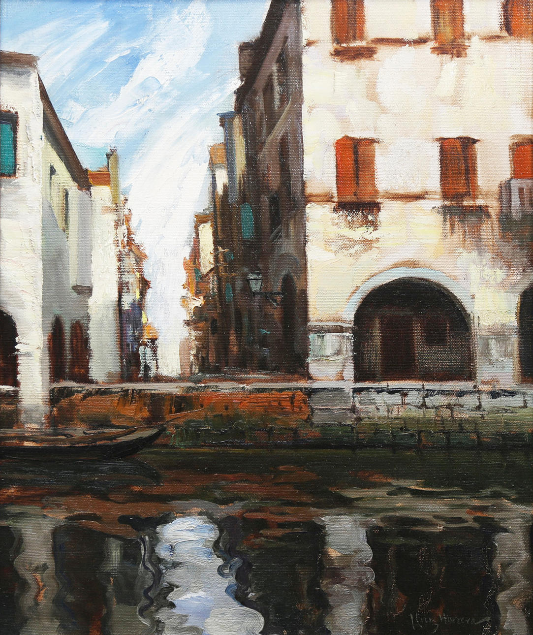 JOSÉ CRUZ HERRERA. udsigt over Venedig.