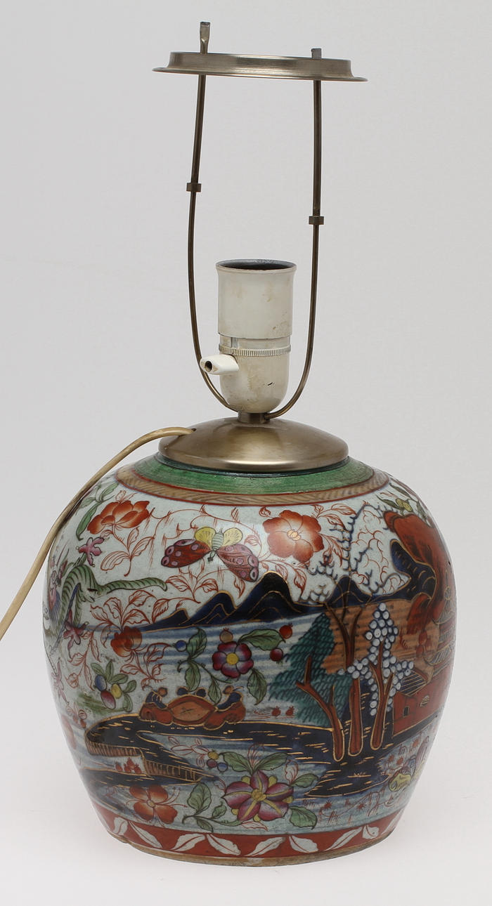 BOJAN monterad som lampa, Kina, 18/1900-tal.