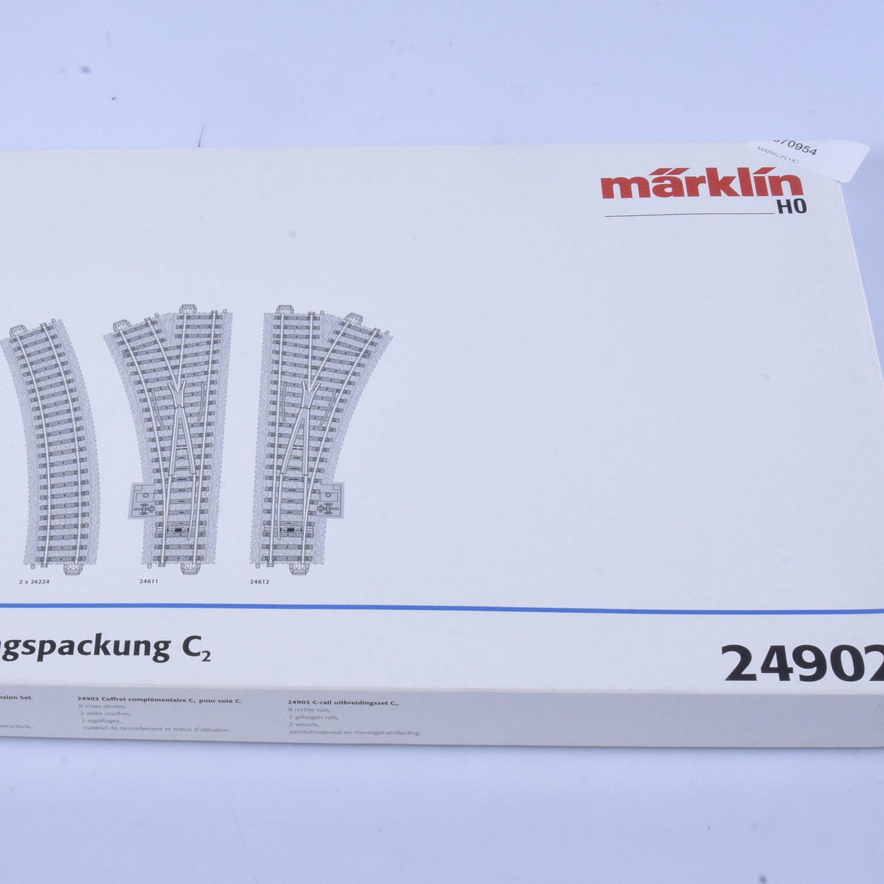 MÄRKLIN HO SET, räls, 24902.