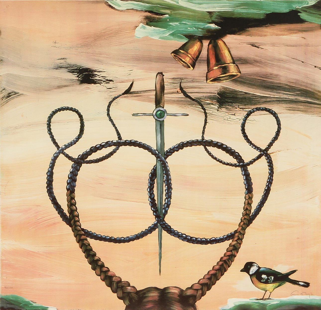 ERNST BILLGREN, litografi, sign o numr 92/170.