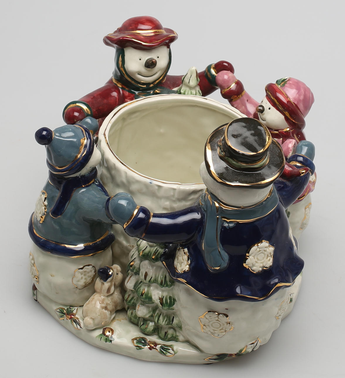 KERAMIKKRUKA Kimberly Designs 2001, snögubbar.