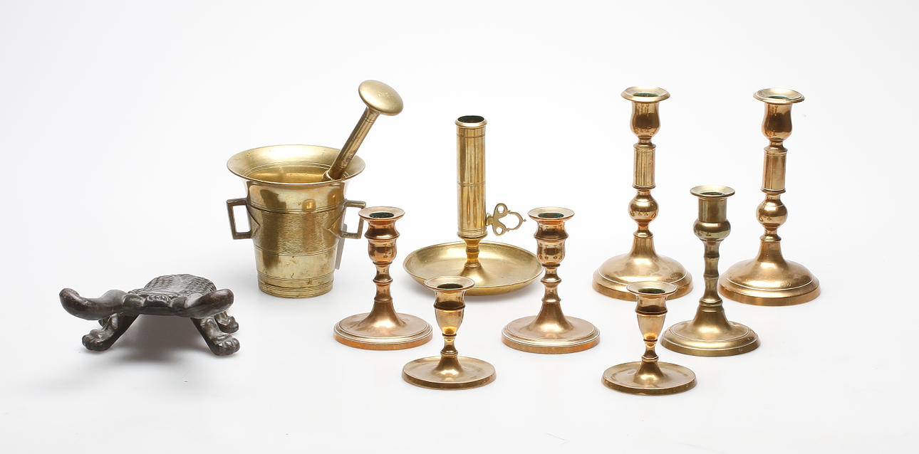 MÄSSING mm, bl.a. Skultuna.