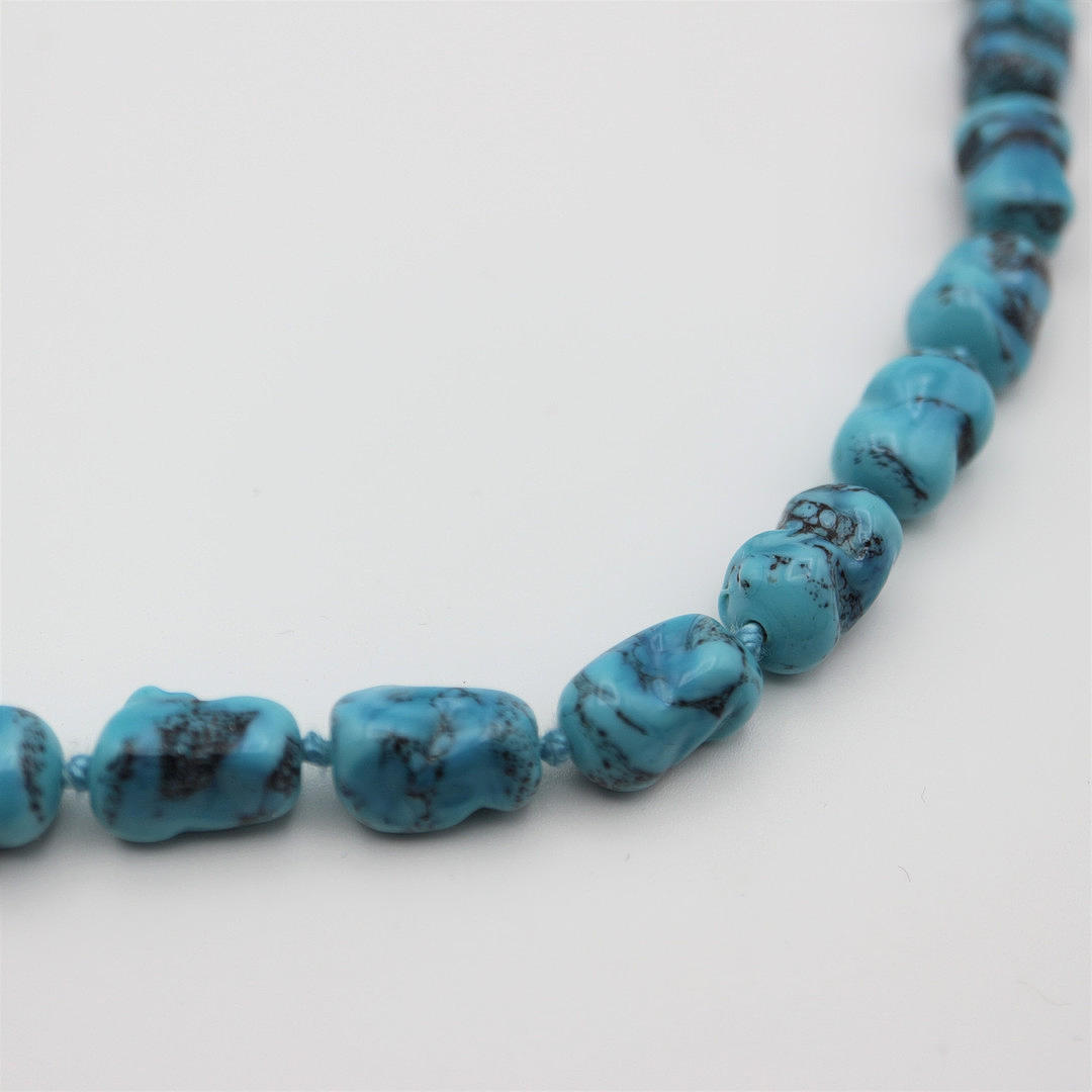 COLLAR TURQUESA PLATA 835.