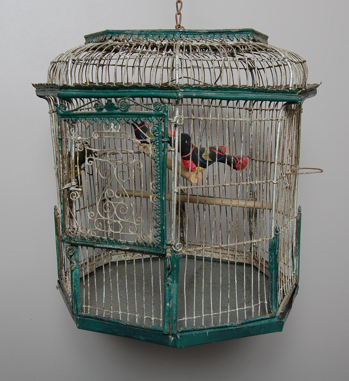 FÅGELBUR, sent 1800-tal.