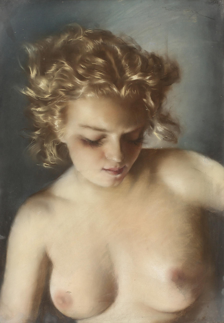 FRIED PAL (1893 - 1976). Pastell, signerad.