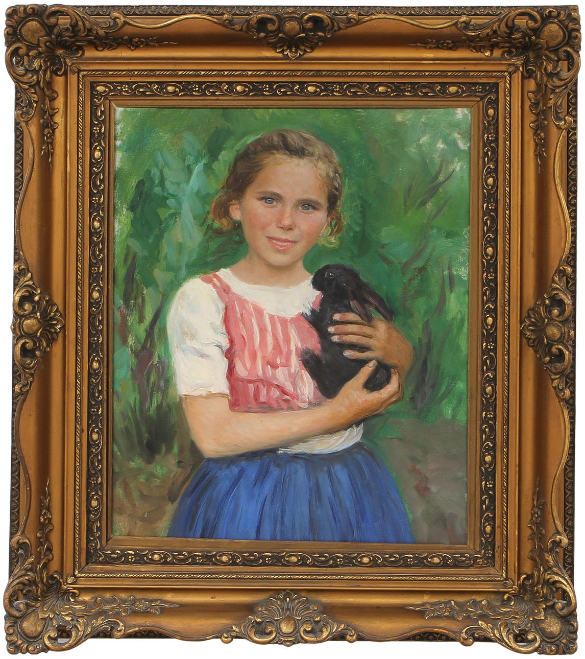 OKÄND KONSTNÄR. Olja på duk, osignerad, möjligen Oscar Glatz.