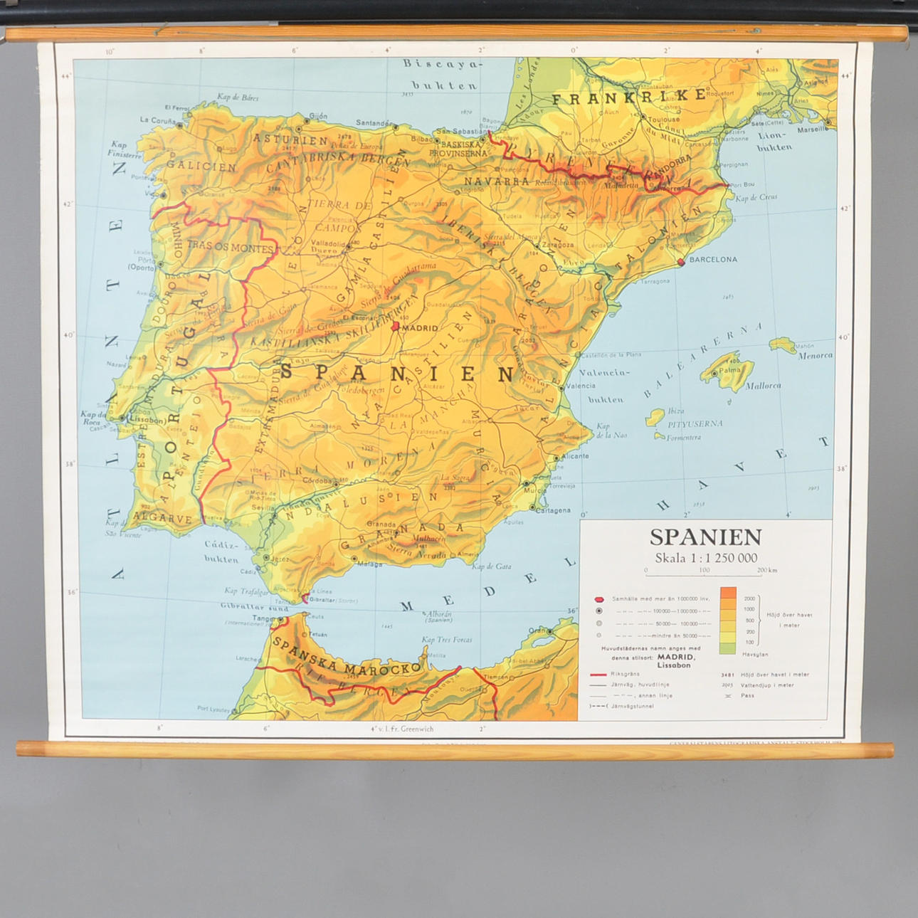 MAPA ESCOLAR. España.