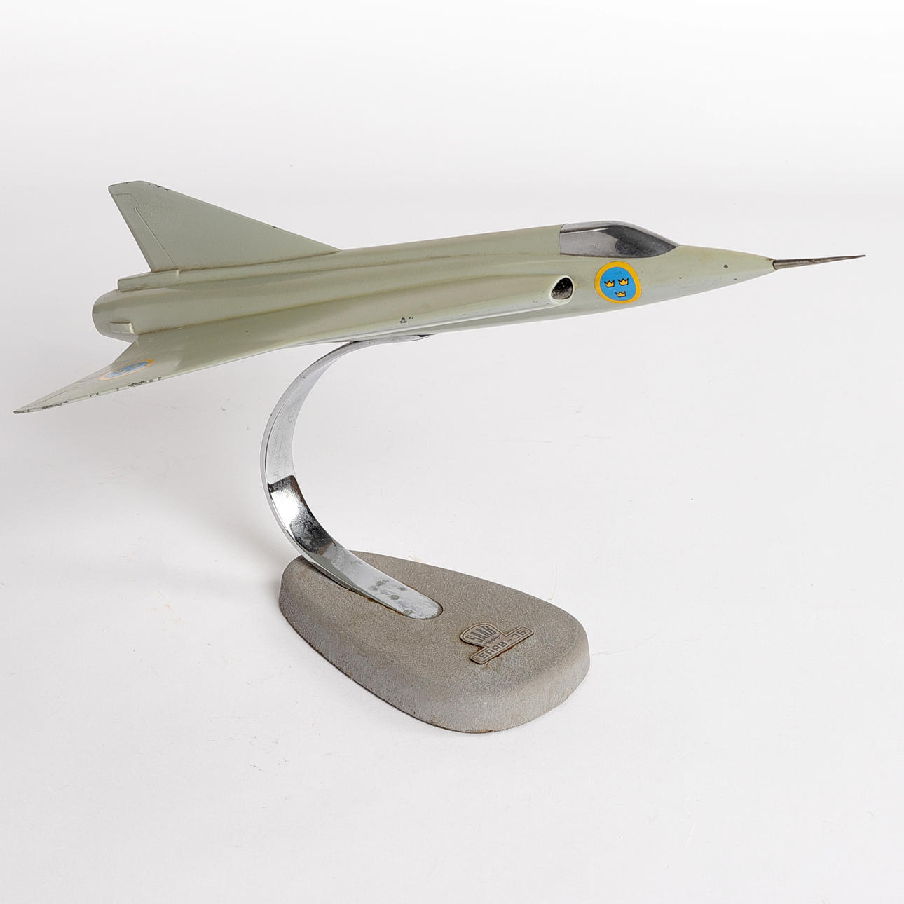 LENTOMALLI, metalli, "Draken", SAAB -35.