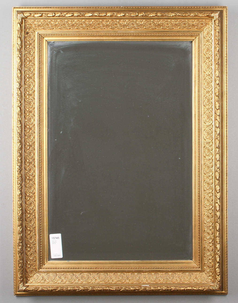 RAM, med spegelglas, 1800-tal.