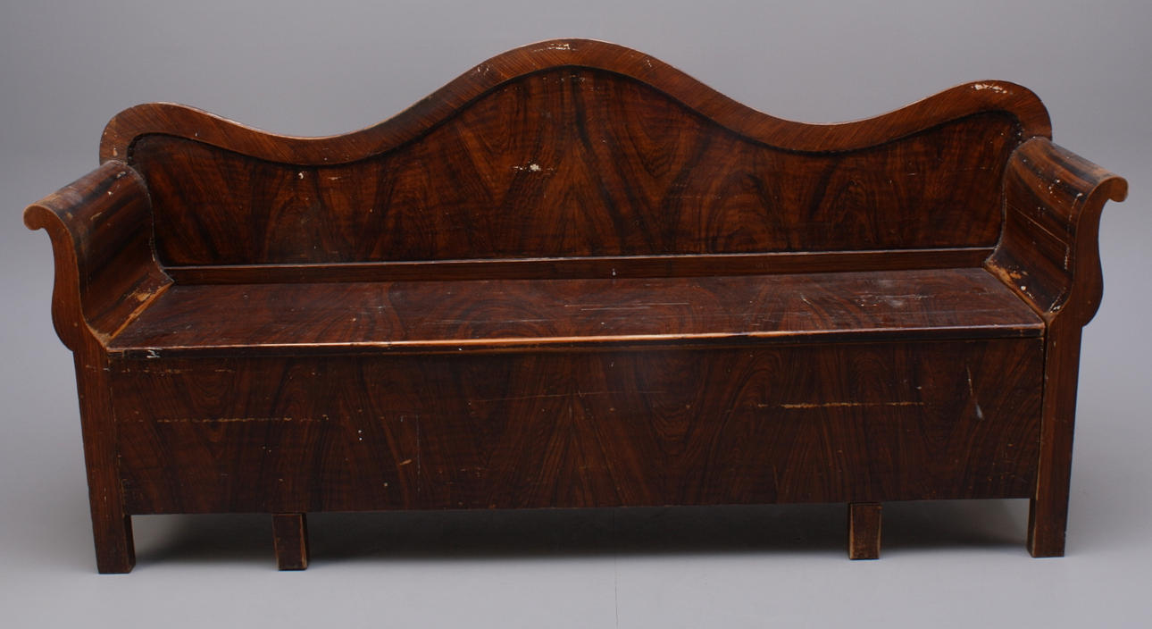 Kökssoffa, ådringsmålad, 1800-tal.