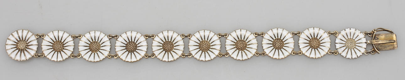 ARMBAND, "Daisy", Georg Jensen, förgyllt silver.